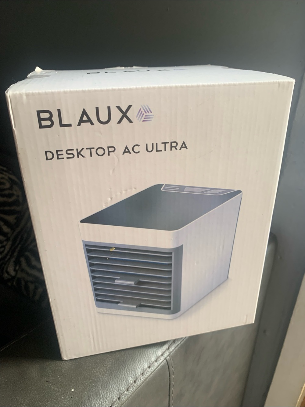 Blaux Desktop AC Ultra Portable Personal Air Cooler - White/Gray